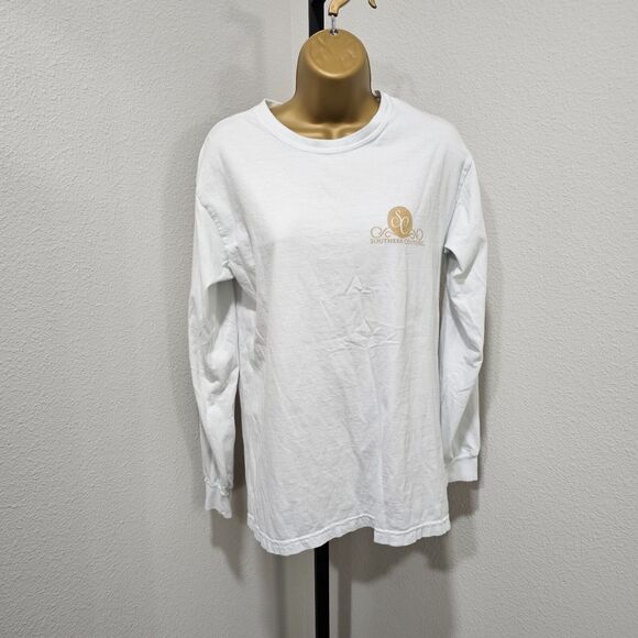 Southern Couture Tee Womens Small Modest White y2k 90s Blessings Comfort Colors - Picture 6 of 8